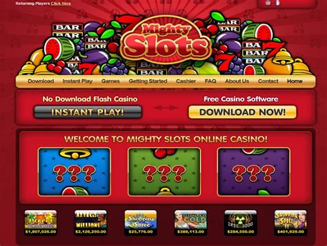 mighty slots casino download.